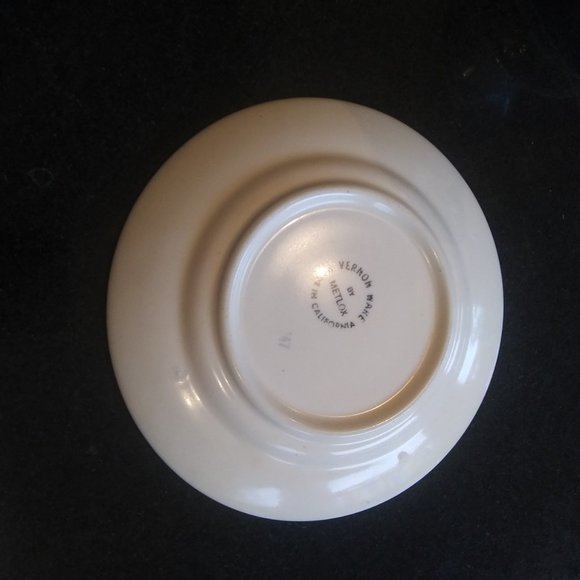 Vernon Ware by Metlox Della Robia Pitcher Creamer California - Picture 9 of 14